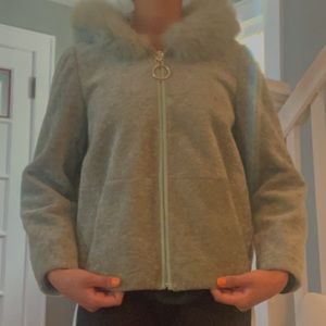 Real Fur/ Shearling Zip Up